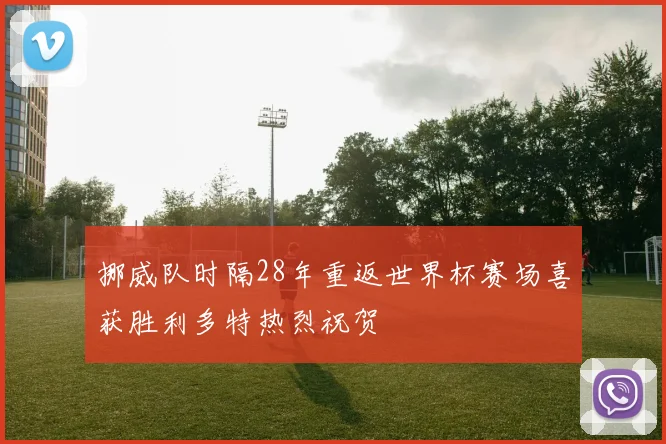 挪威队时隔28年重返世界杯赛场喜获胜利多特热烈祝贺